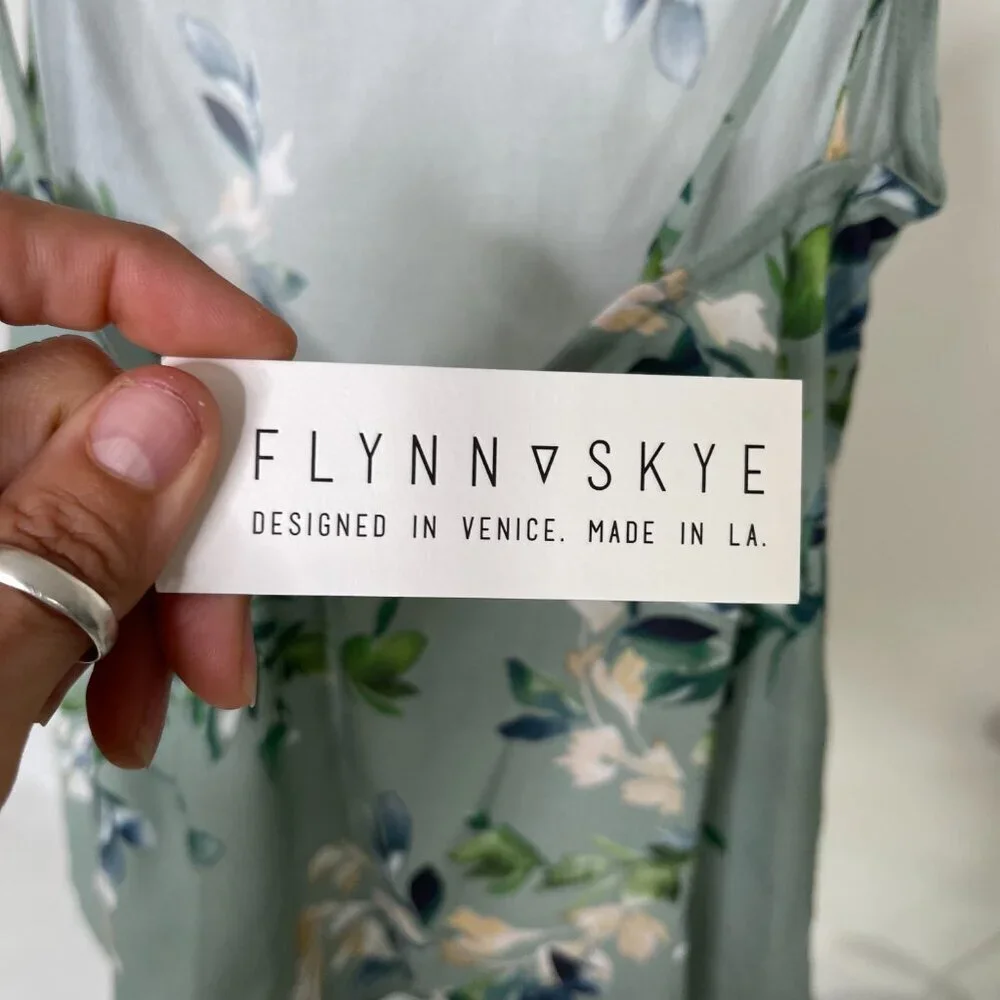 NWT Flynn Skye Nomad Women's Adjustable Straps Brush Stroke Tank Top Size XS